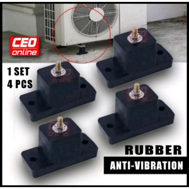 Universal Air Conditioner Rubber Anti-Vibration Rubber Pad Shock Absorber  Pads