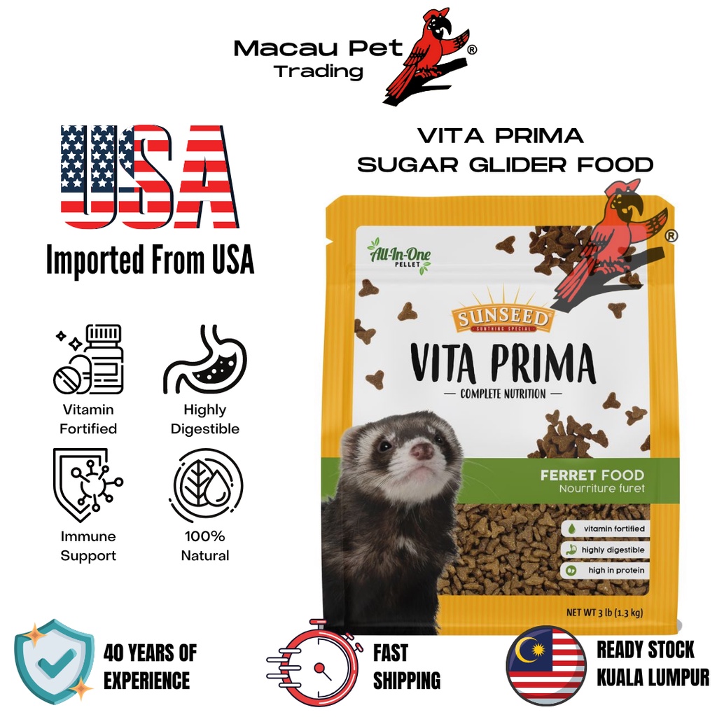 Vita prima hot sale ferret food