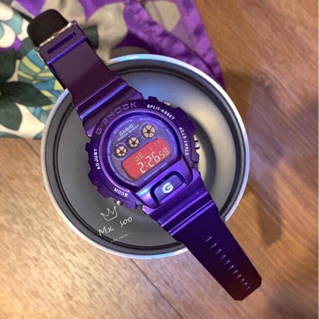 Gshock Dw 6900 CC6 Purple 3230 Style Dual Function Function rubber