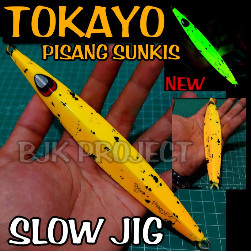 Metal JIG TOKAYO III 300g s/d 800g Banana SUNKIS FULL.GID BJK