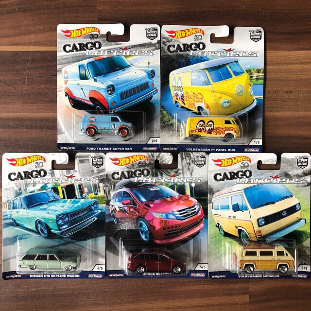 Cargo carriers store hot wheels