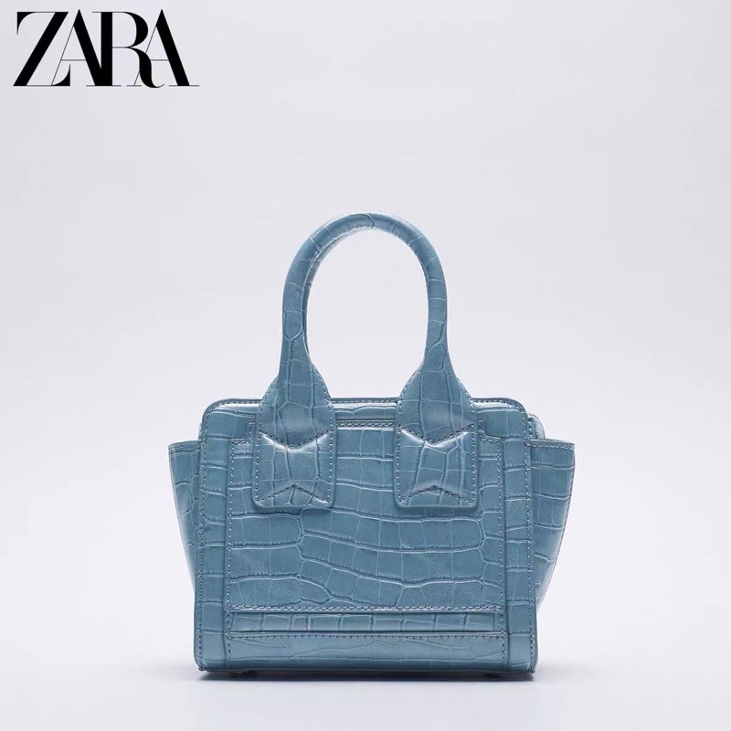 Zara animal print discount mini tote bag