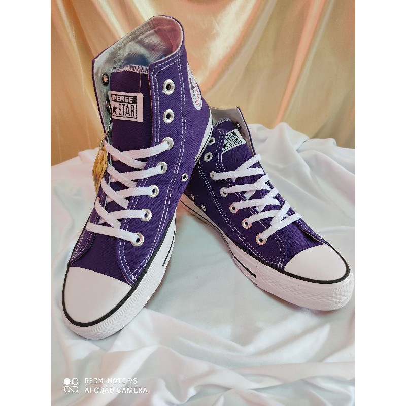 Deep shop purple converse