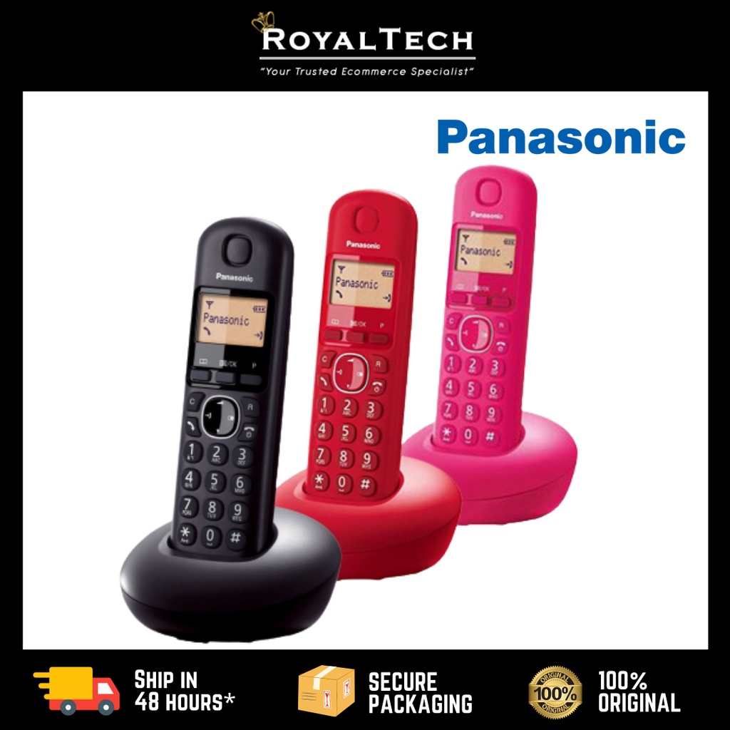 PANASONIC Cordless Dect Phone KX-TGB210 Wireless Cordless Phone without  Loudspeaker | Shopee Malaysia