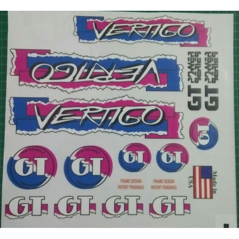 Gt 2025 vertigo stickers