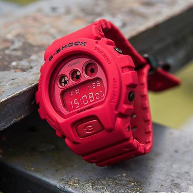 G SHOCK DW6900 REDOUT 35TH ANNIVERSARY BLACK READY STOCK