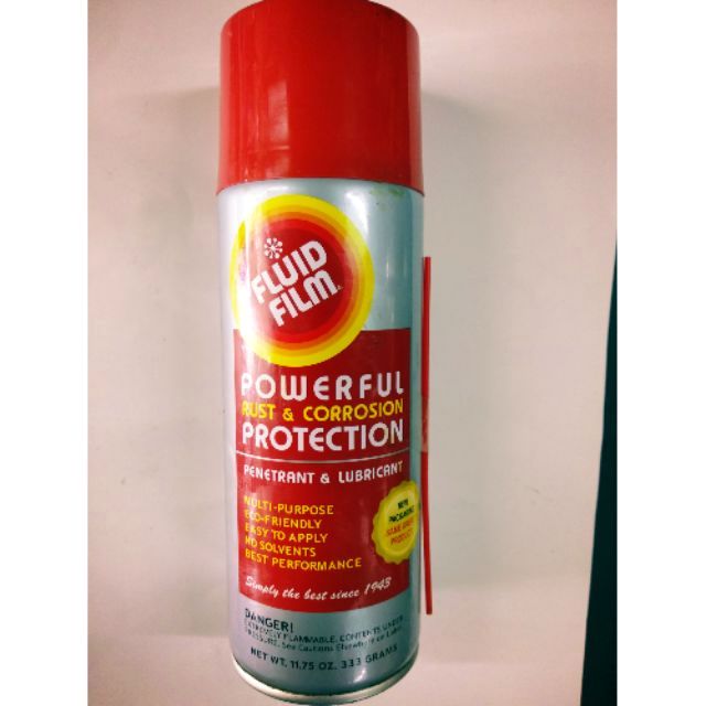 Fluid Film Lubricant Antirust and Corrosion Protection Spray