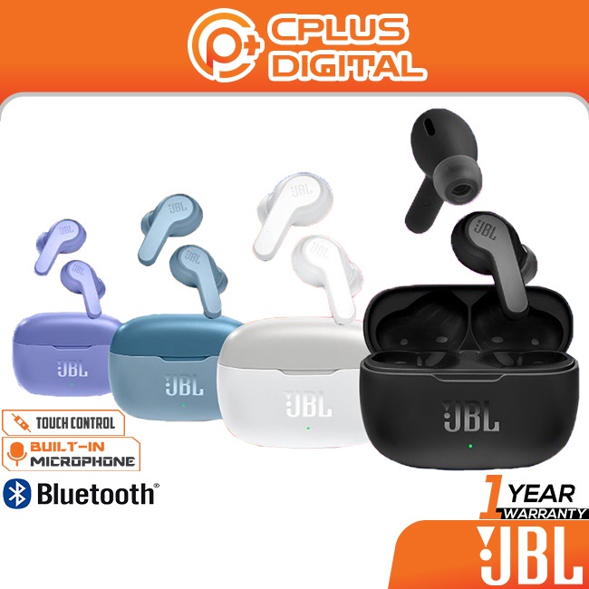 JBL WAVE 200 TWS Bluetooth 5.0 True Wireless Earbuds with Built in