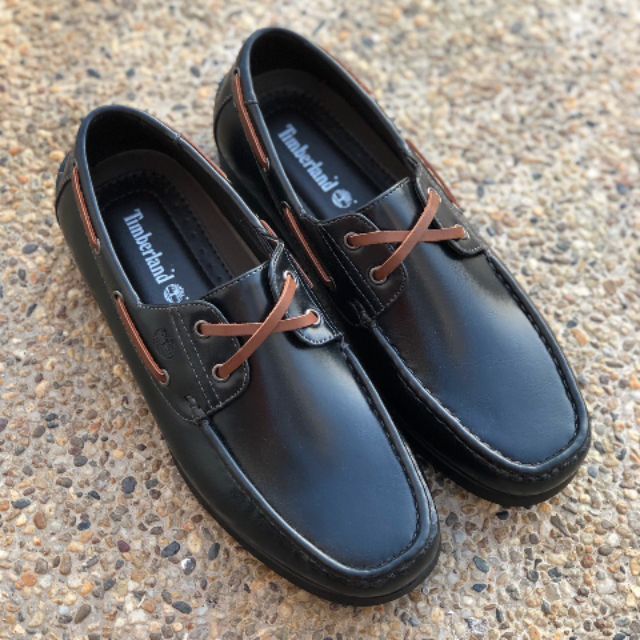 Timberland clearance loafers black