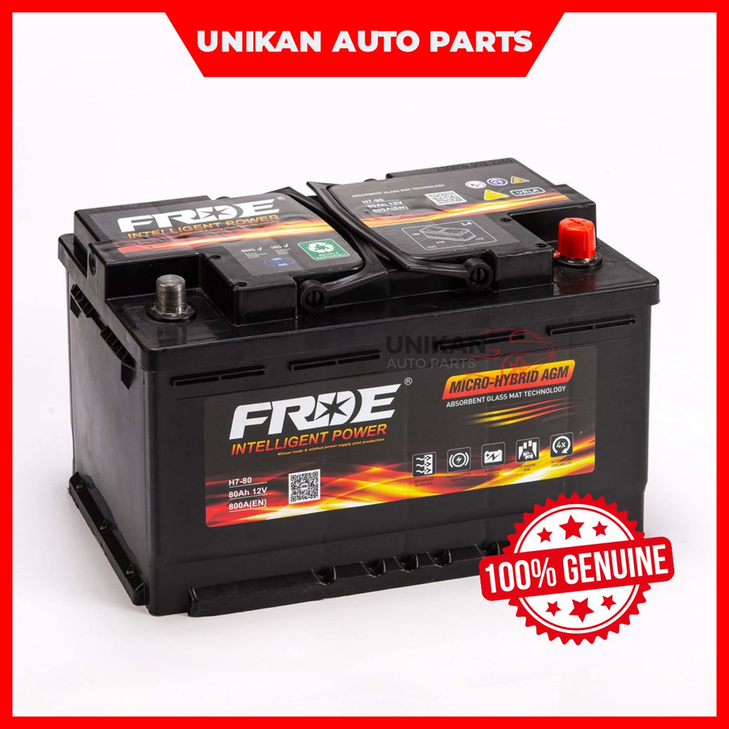 Weize Platinum AGM Battery BCI Group 94R 12v 80ah H7 Size, 51% OFF