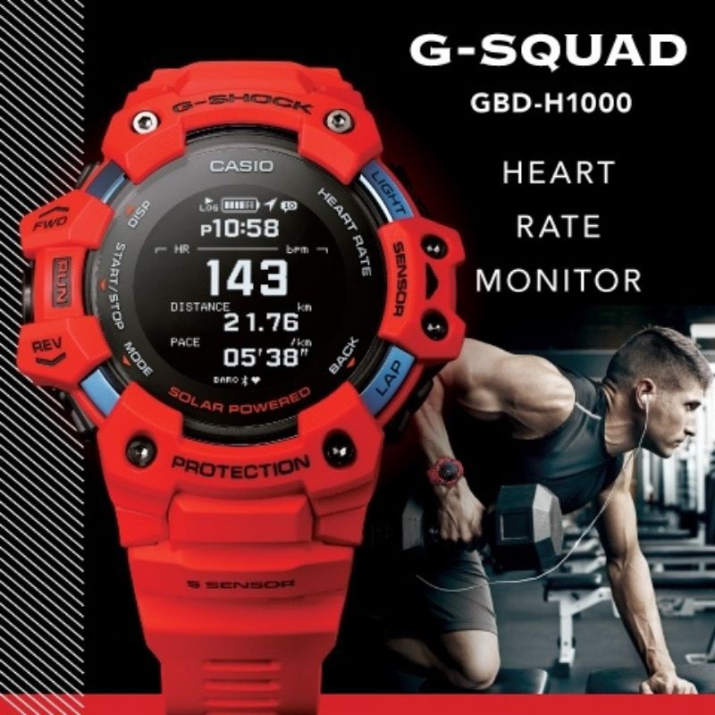 ORIGINAL G SHOCK GBDH-H1000-4DR (RED) | Shopee Malaysia