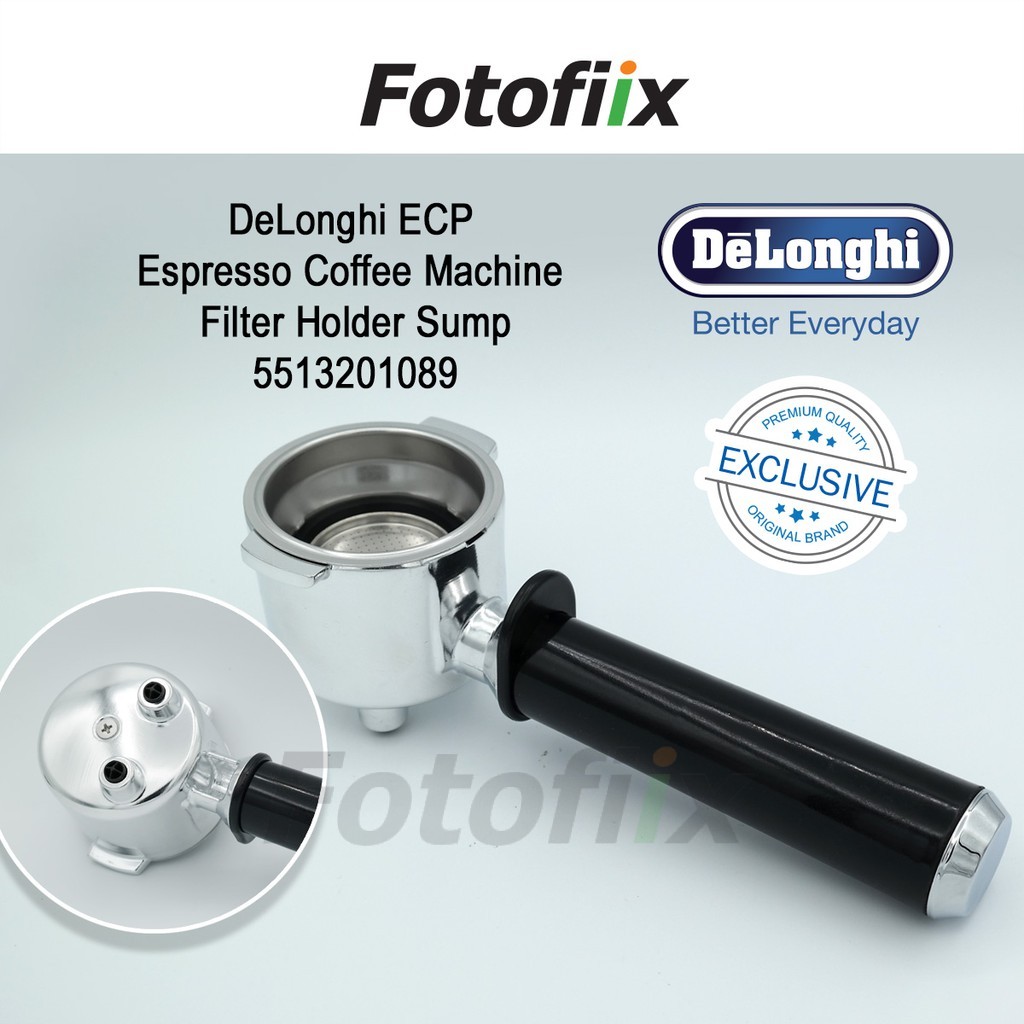 DeLonghi ECP Espresso Coffee Machine Filter Holder Sump 5513201089