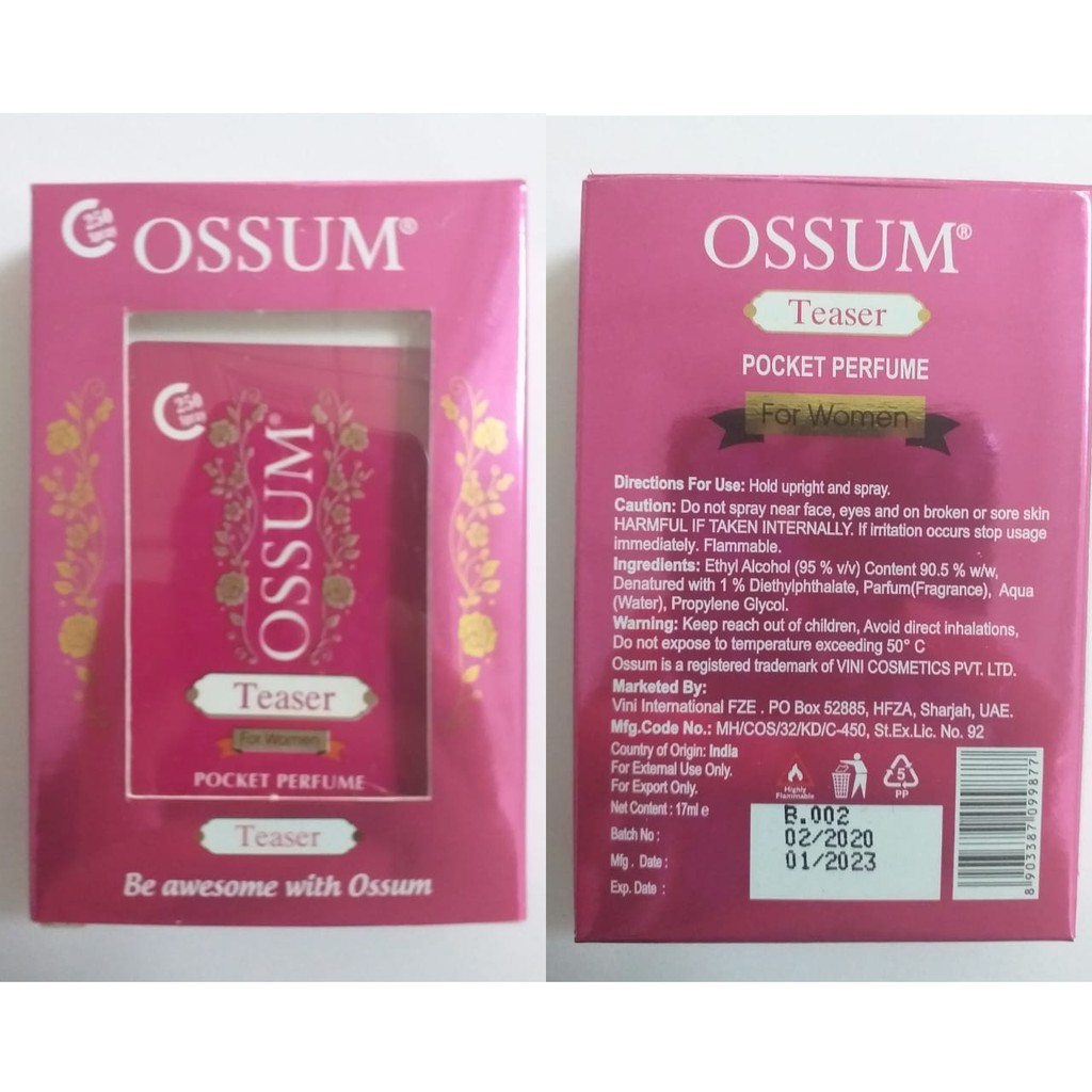 Ossum pocket perfume hot sale