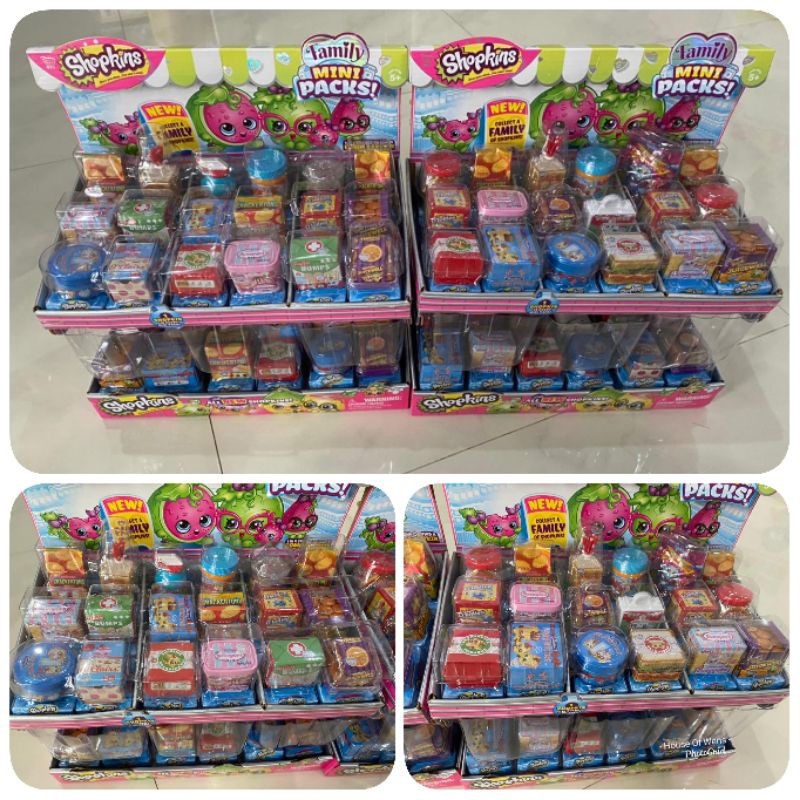 Shopkins mini 2024 packs family