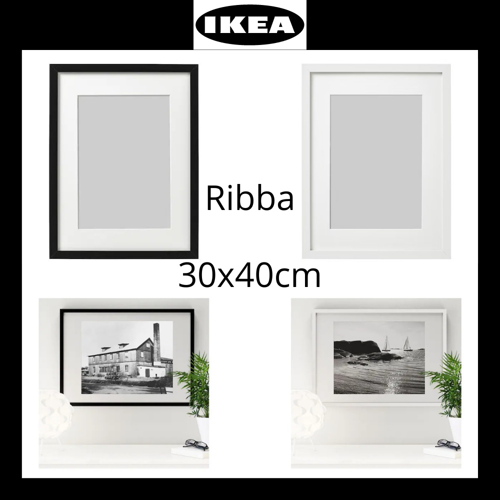 RIBBA black, Frame, 30x40 cm - IKEA