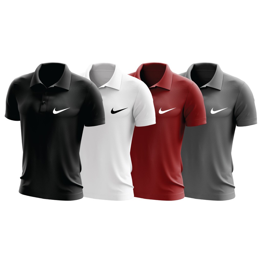 Nike t shirt with collar sale