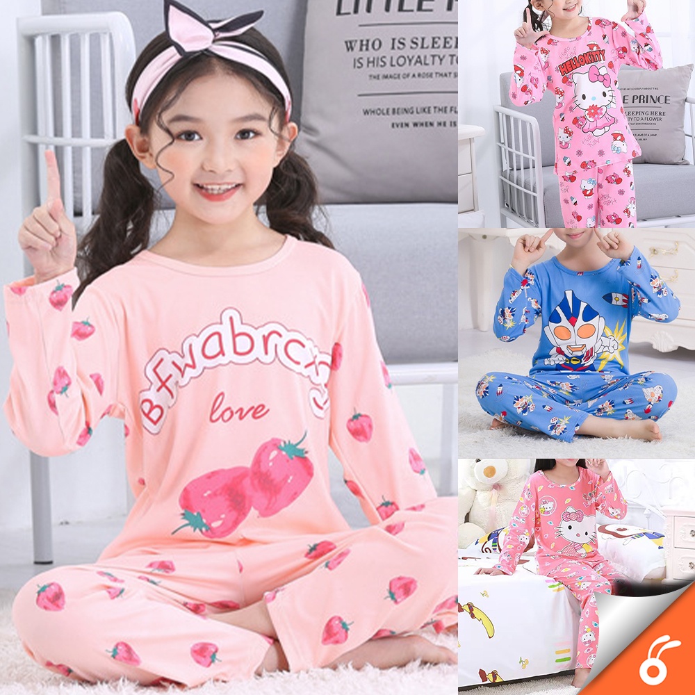 Autumn Children Pajamas Set Long Sleeved T-shirts Pants Sets Kids Pyjamas  Baby Girl Suit Boy Clothes Sleepwear For Teens Pijamas