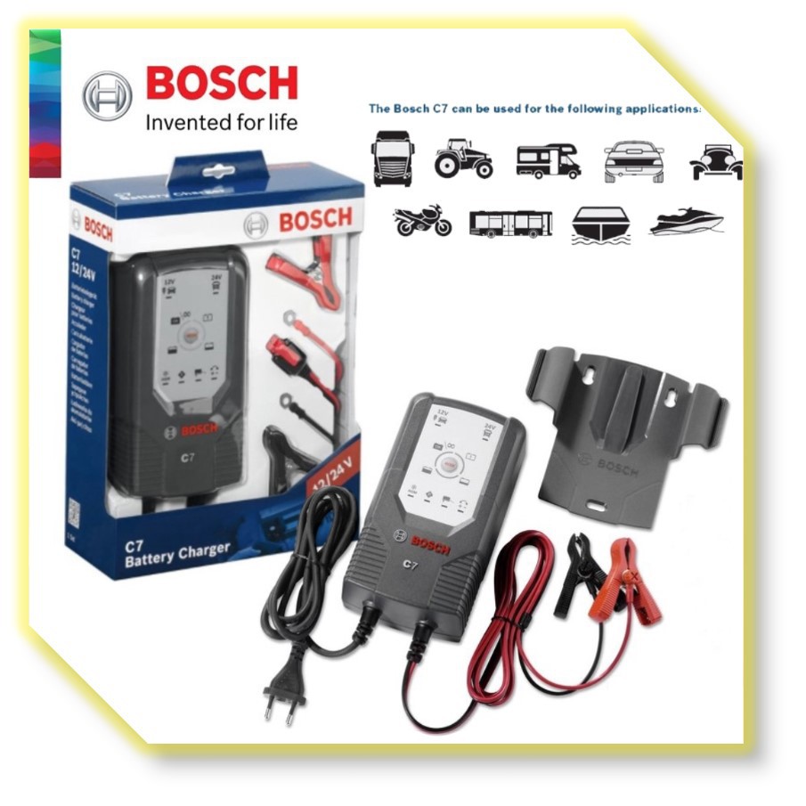 Bosch C7 Battery Charger + Free Gift