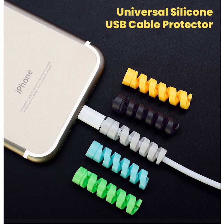 Spiral Silicone Cable Protector