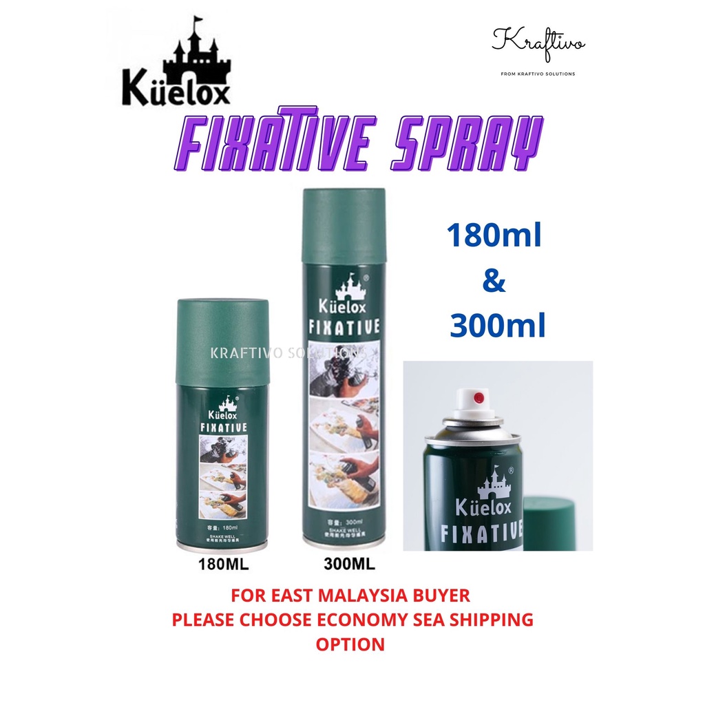 Kuelox Fixative Spray - 300ml