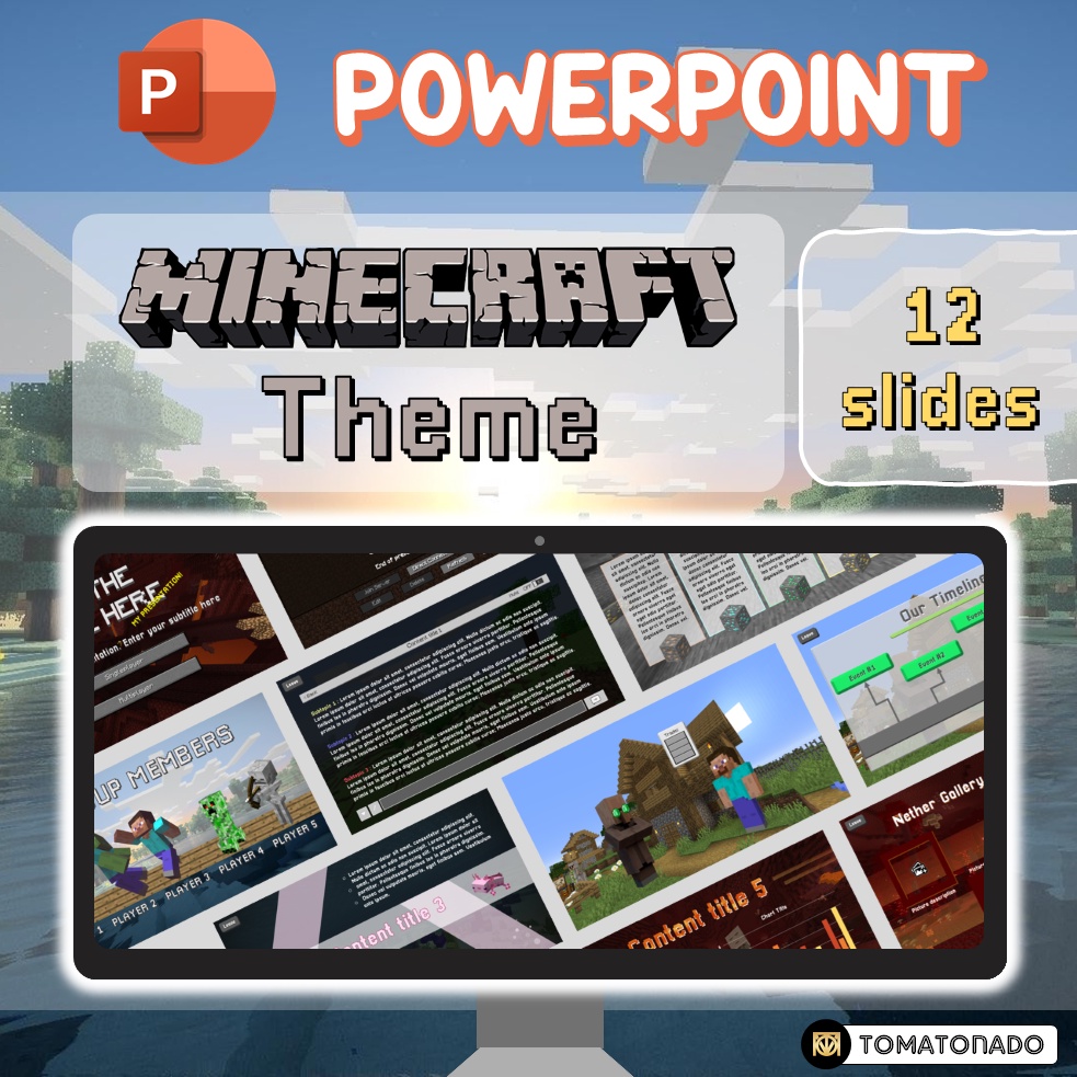 Minecraft presentation template