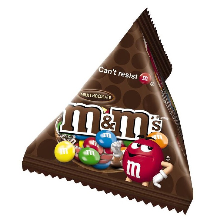 ⭕🔴M&M's Fun Size Triangle 13.5 (1 piece) Milk Chocolate Peanut Coklat  Wholesale Borong