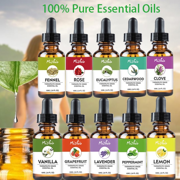 100% Natural Botany Food Grade Essential Oils ,Pure Aromatherapy Essential  Oil, Fragrance Aroma Oil(10/30ml).