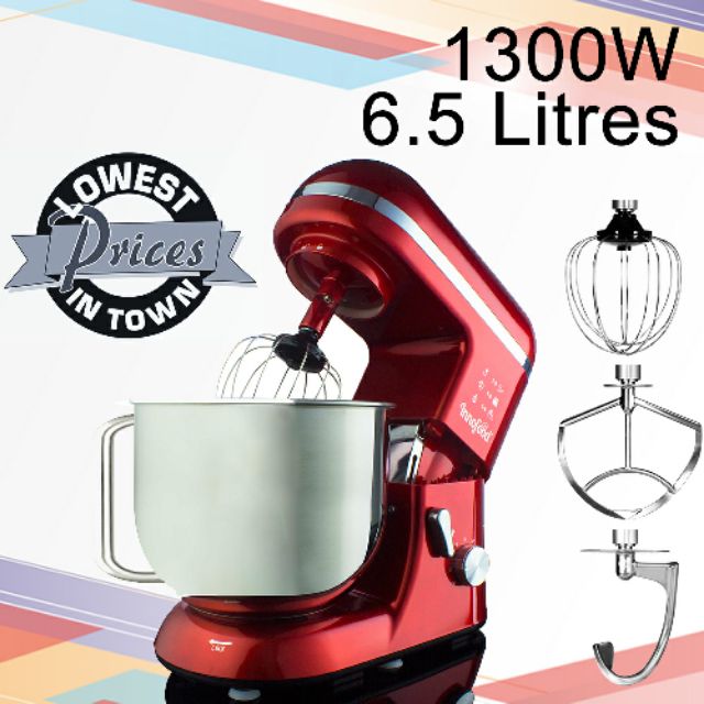  Kitchen Electric Food Mixer 1300W 6.5L Electric Mixer