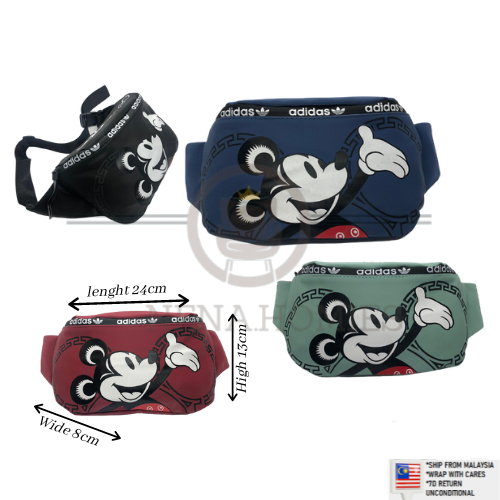 Adidas waist bag mickey mouse hot sale