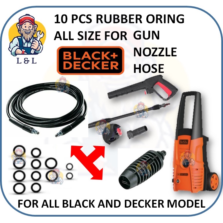 BLACK AND DECKER ORING SPARE PART 10PCS ORING FOR BLACKE WATERJET