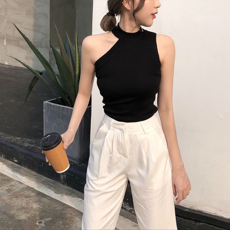 Turtleneck vest cheap top