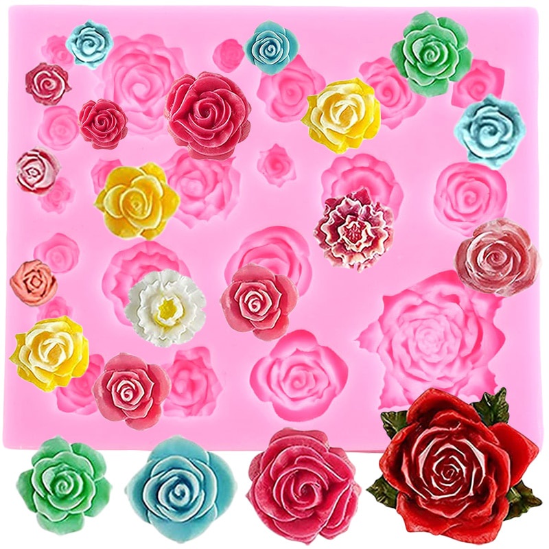 Magnolia Flower Silicone Mold 3d Resin Moulds Bouquet Mold Jewelry