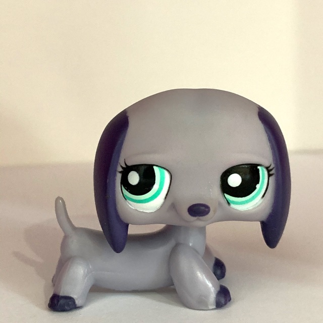 Lps 2024 purple dachshund