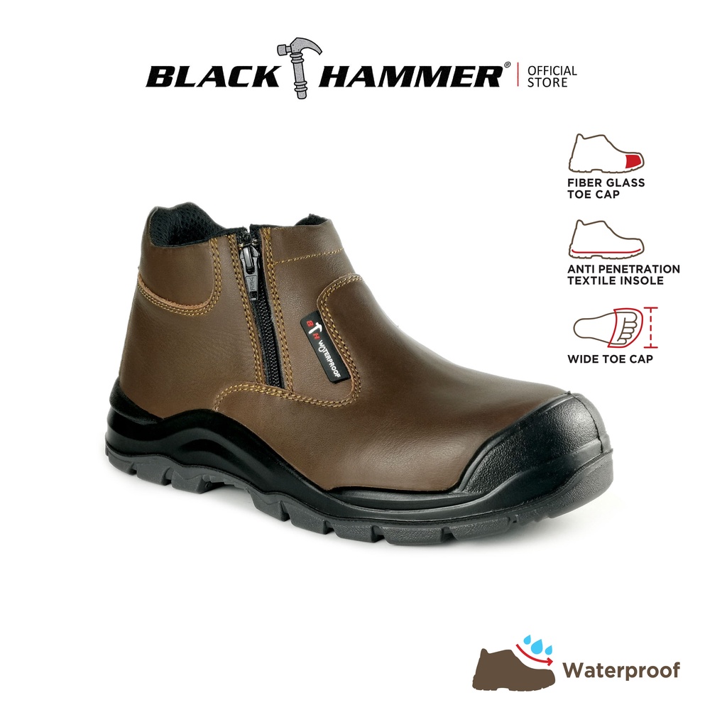 Black hammer best sale safety shoes outlet