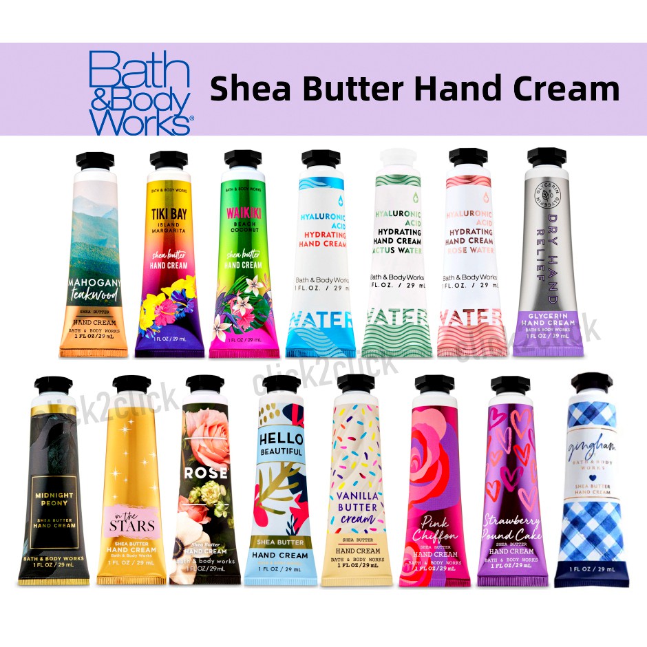 Bath and body works deals hand creams