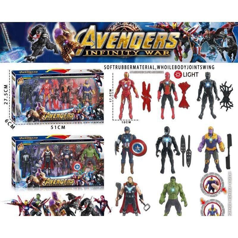 Marvel avengers infinity on sale war toy set