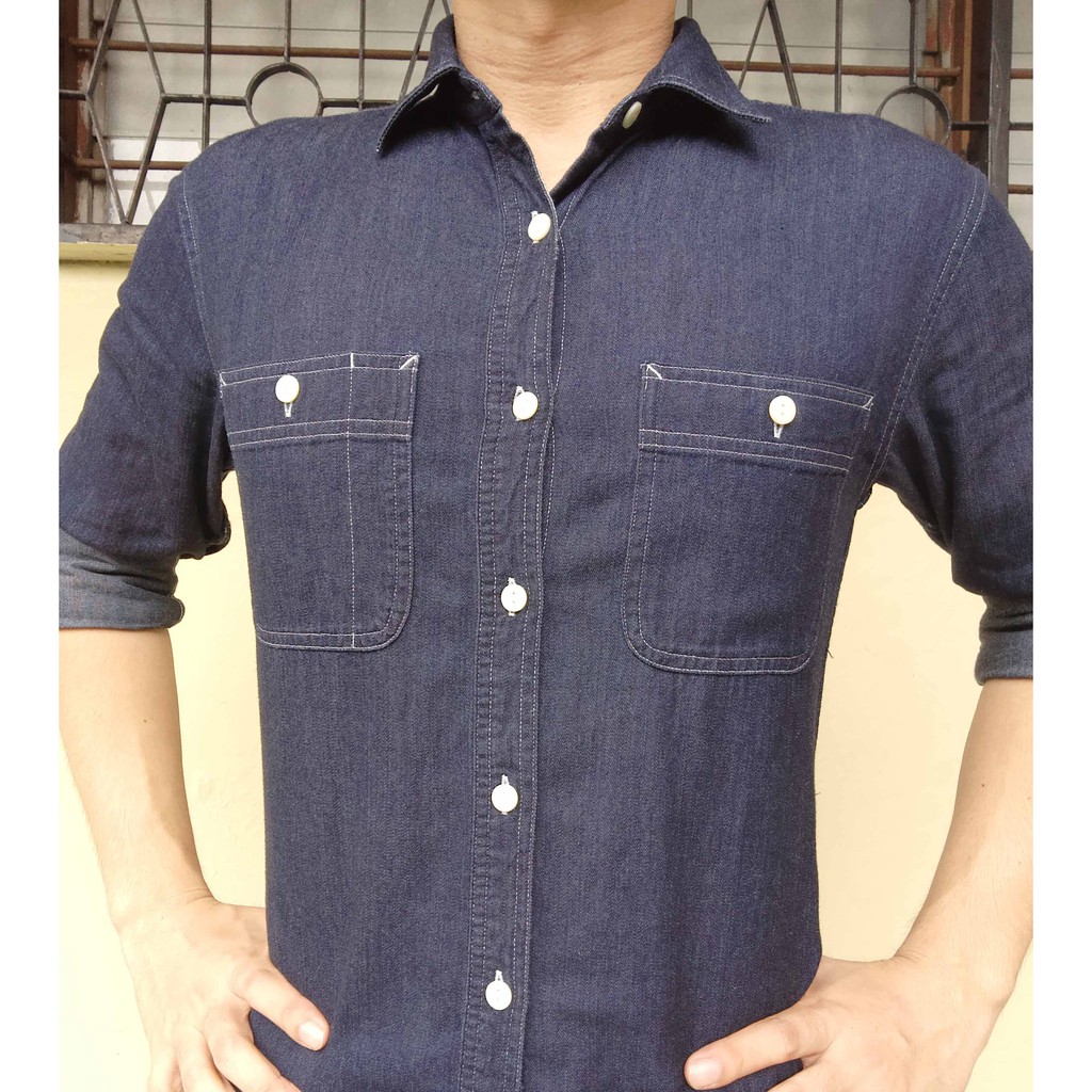 Denim shirt outlet uniqlo