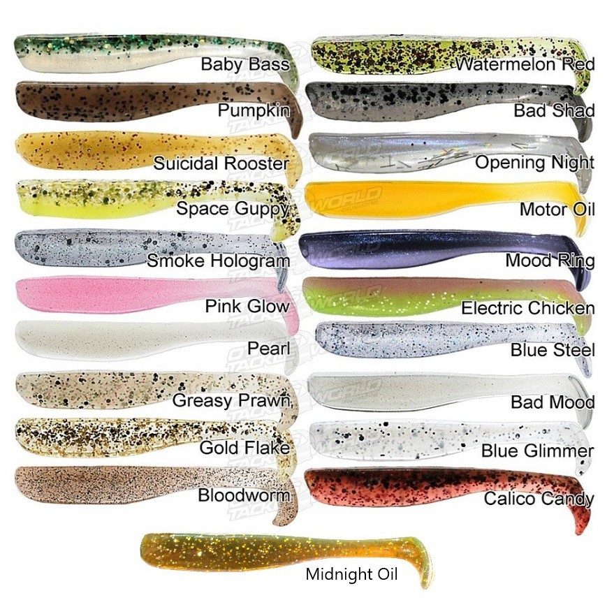 AHKAW ZMAN SLIM SWIMZ 3” 2.5 Swimbaits Umpan Soft Plastic Soft Bait Paddle  Umpan Tiruan Kolam Casting 6pcs & 8pcs)