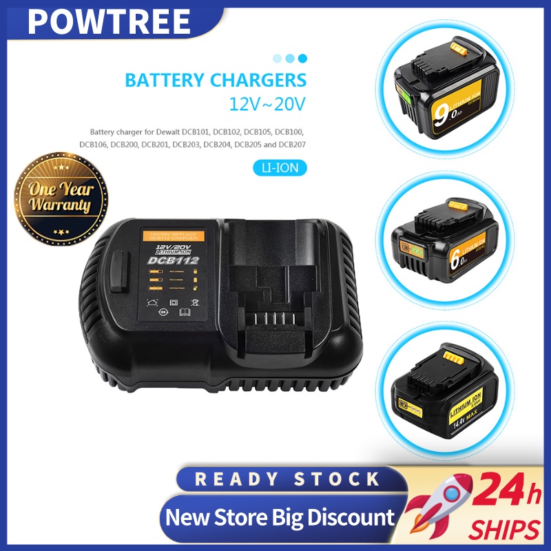 Dewalt Charger 10.8v 14.4v 18v Lithium ion Battery Charger