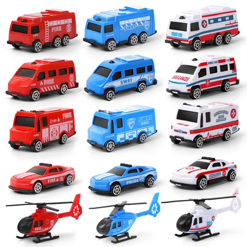 Fire truck ambulance police best sale car toys