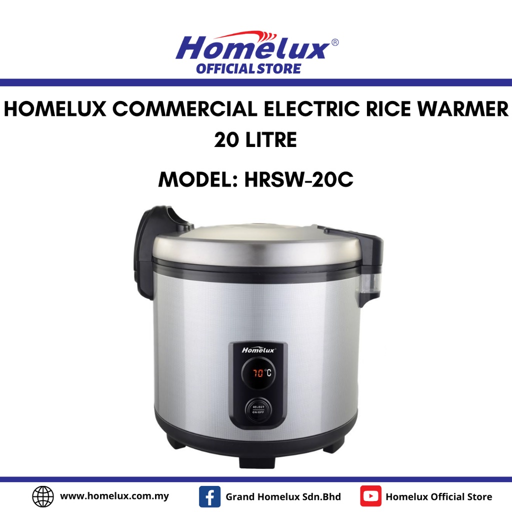 Electric rice deals cooker 20 liter