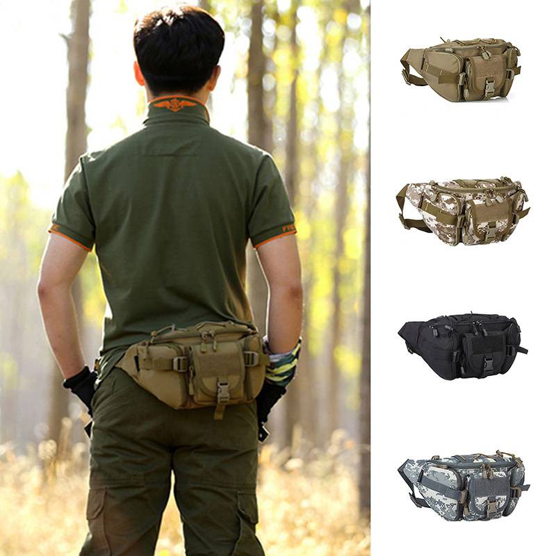 Outdoor Waist Pack Pouch Camping Hiking Bag Belt Bags for Fishing