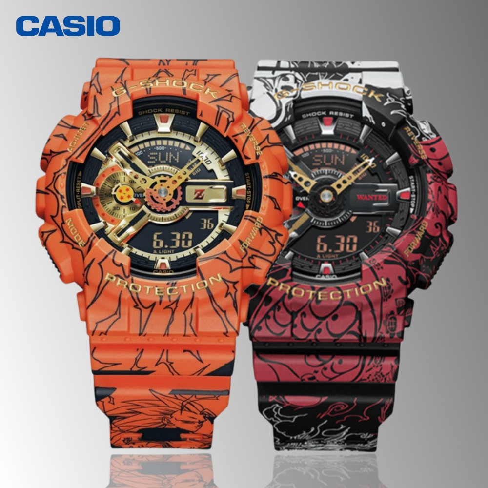 Casio G-Shock X One Piece V2 & Dragon Ball Z Co-Branded Jam Tangan