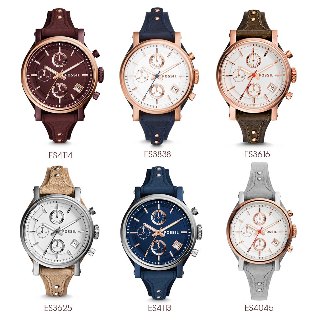 Fossil women's boyfriend watch sale