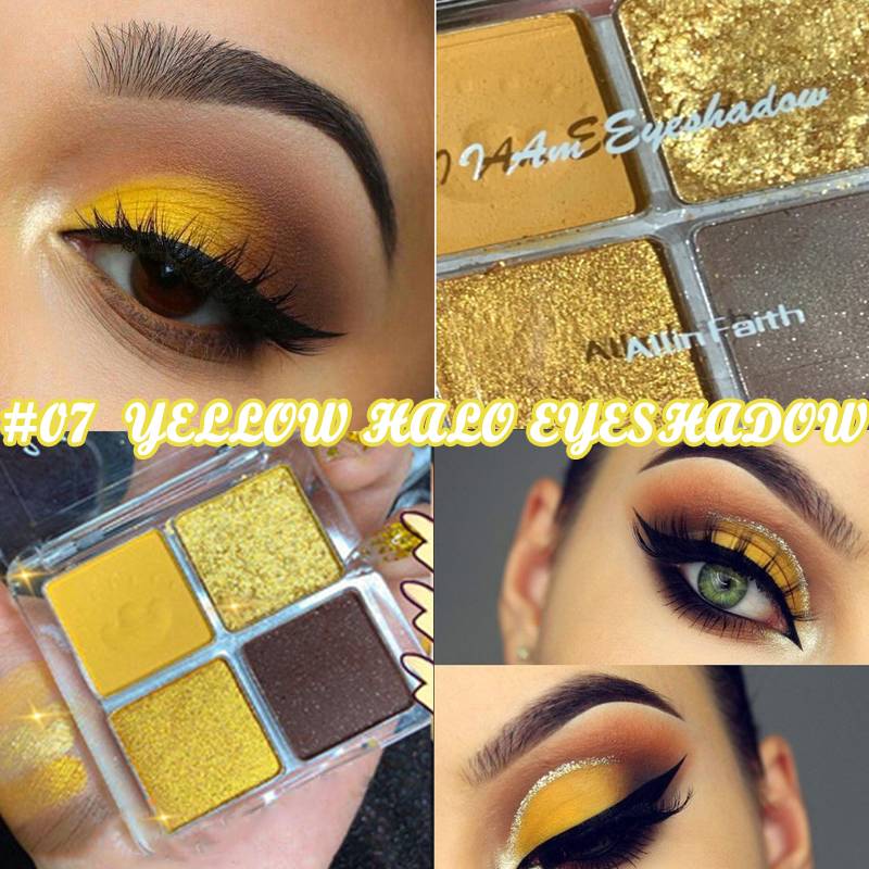 Yellow deals glitter eyeshadow