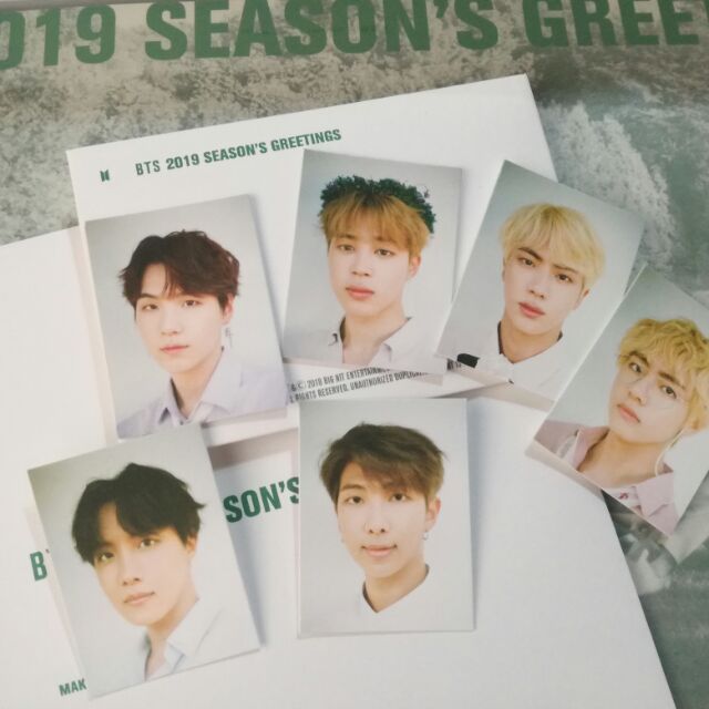 BTS 2019 SEASON GREETINGS ID PHOTO | Shopee Malaysia