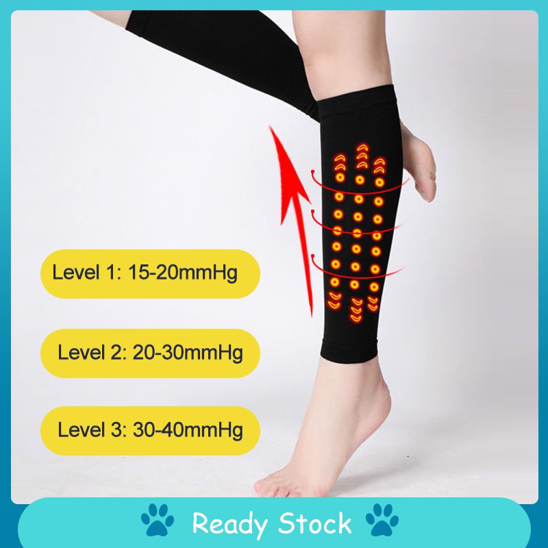 Cheap Calf Leg Support Brace Varicose Veins Knee Compression Sleeve Socks  Stocking