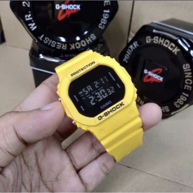 G shock petak discount kuning