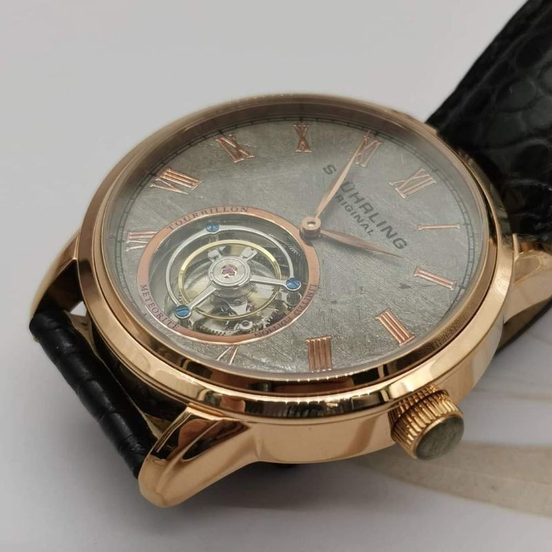 Stuhrling discount tourbillon meteorite