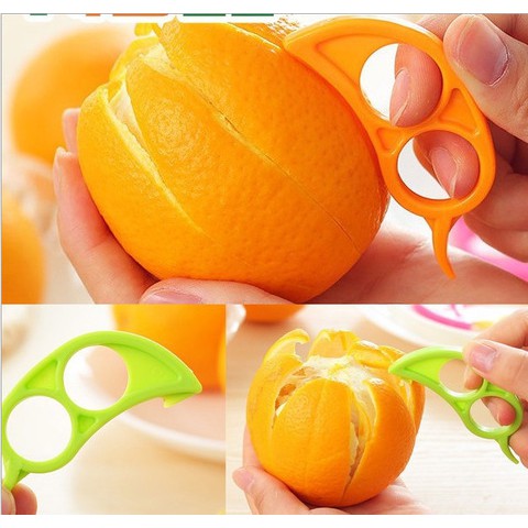 2Pcs Orange Peelers Easy Open Orange Peeler Stainless Steel Lemon